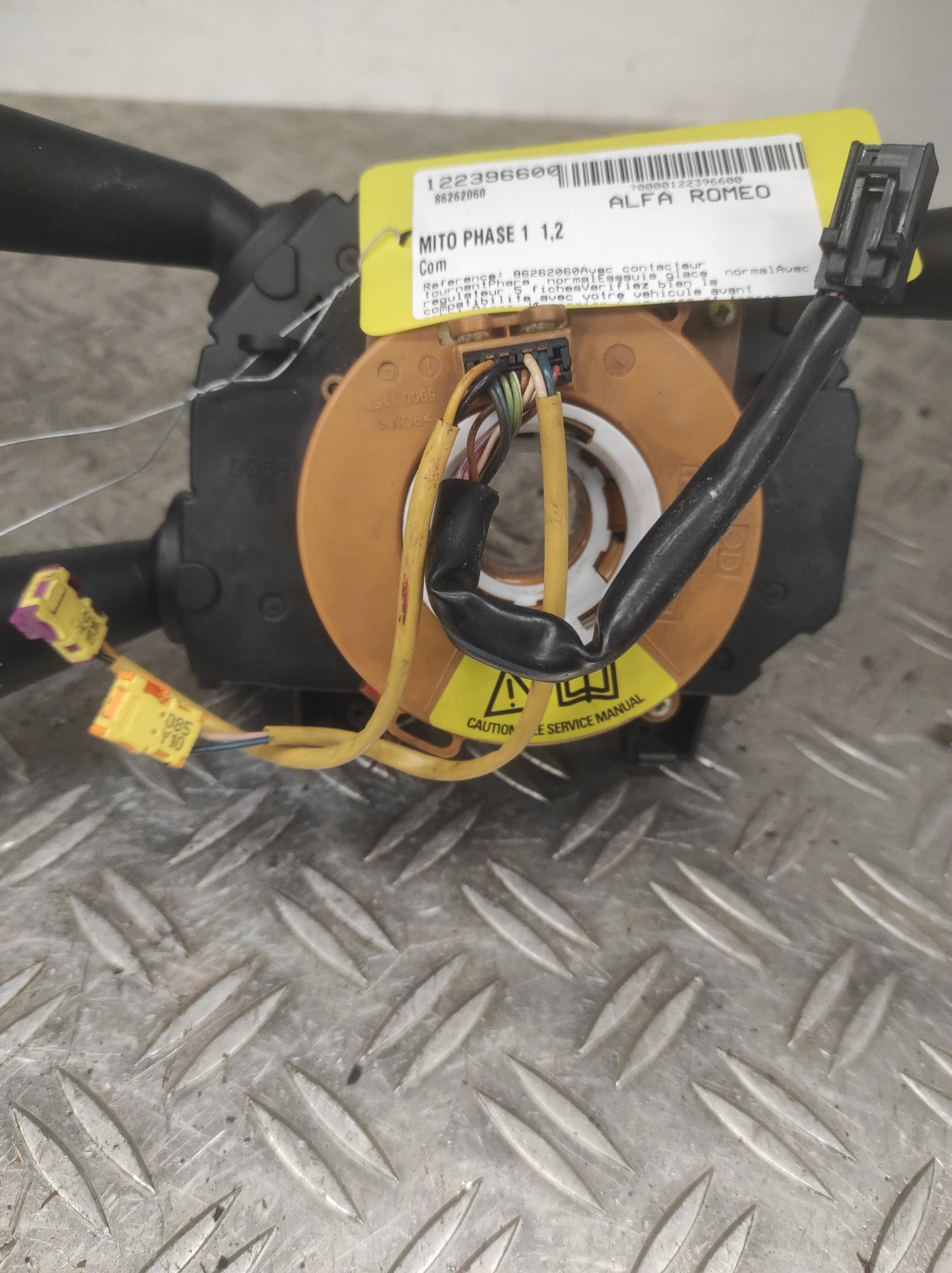 Com (Bloc Contacteur Tournant+Commodo Essuie Glace+Commodo Phare) ALFA ROMEO MITO PHASE 1 – 86262060