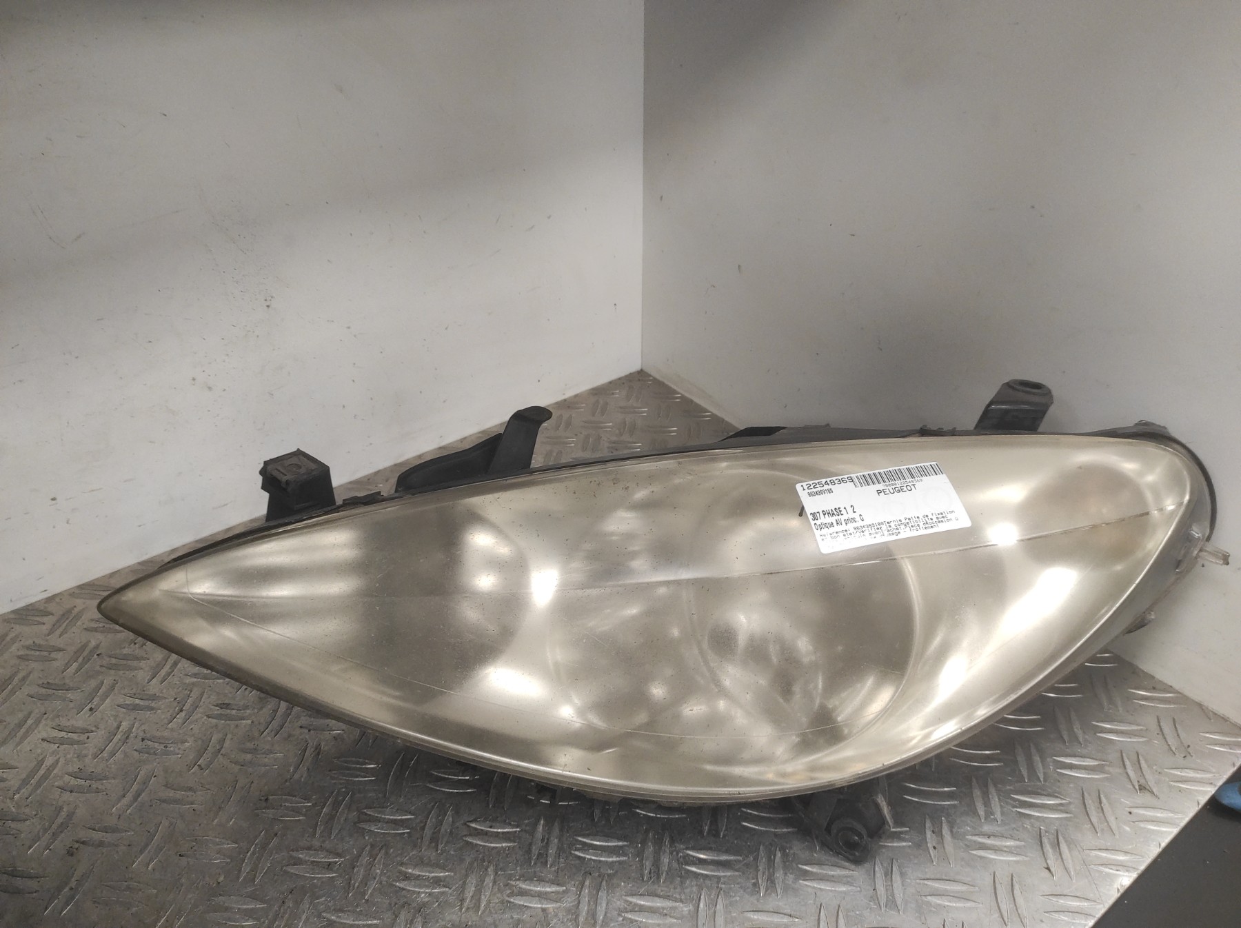 Optique avant principal gauche (feux)(phare) PEUGEOT 307 PHASE 1 – 9634369180