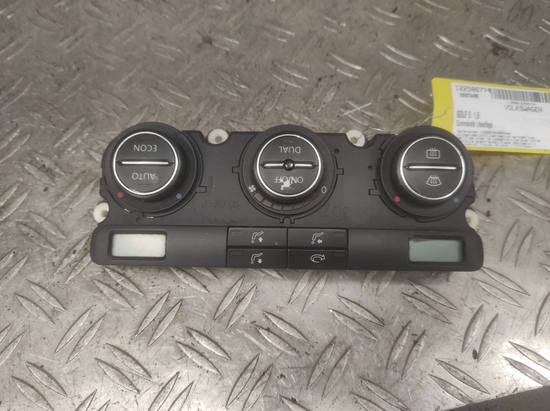 Commande chauffage VOLKSWAGEN GOLF 5 – 1K0907044BR