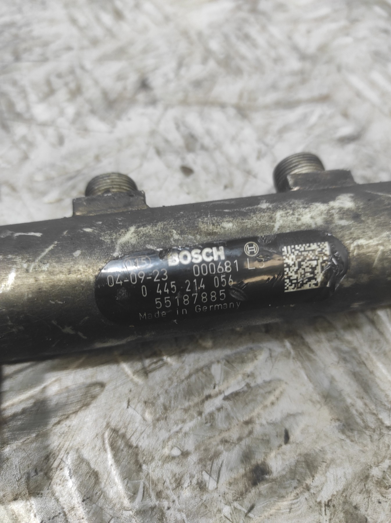 Rampe injection OPEL VECTRA C PHASE 1 – 55187885