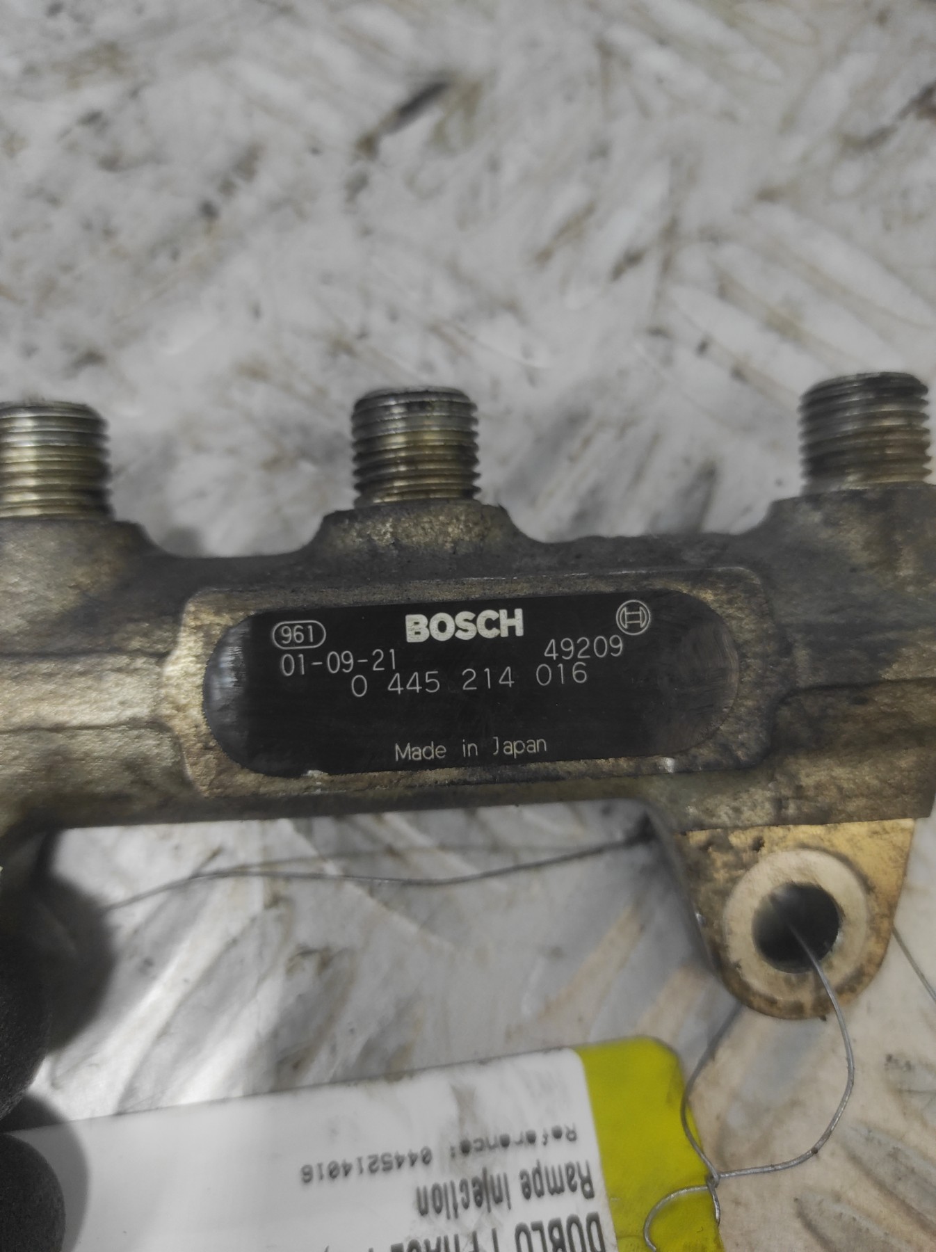 Rampe injection FIAT DOBLO 1 PHASE 1 – 445214016
