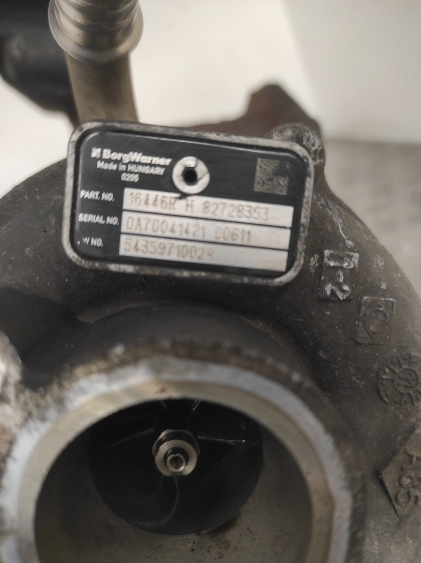 Turbo RENAULT KANGOO 2 PHASE 1 – 54359710028