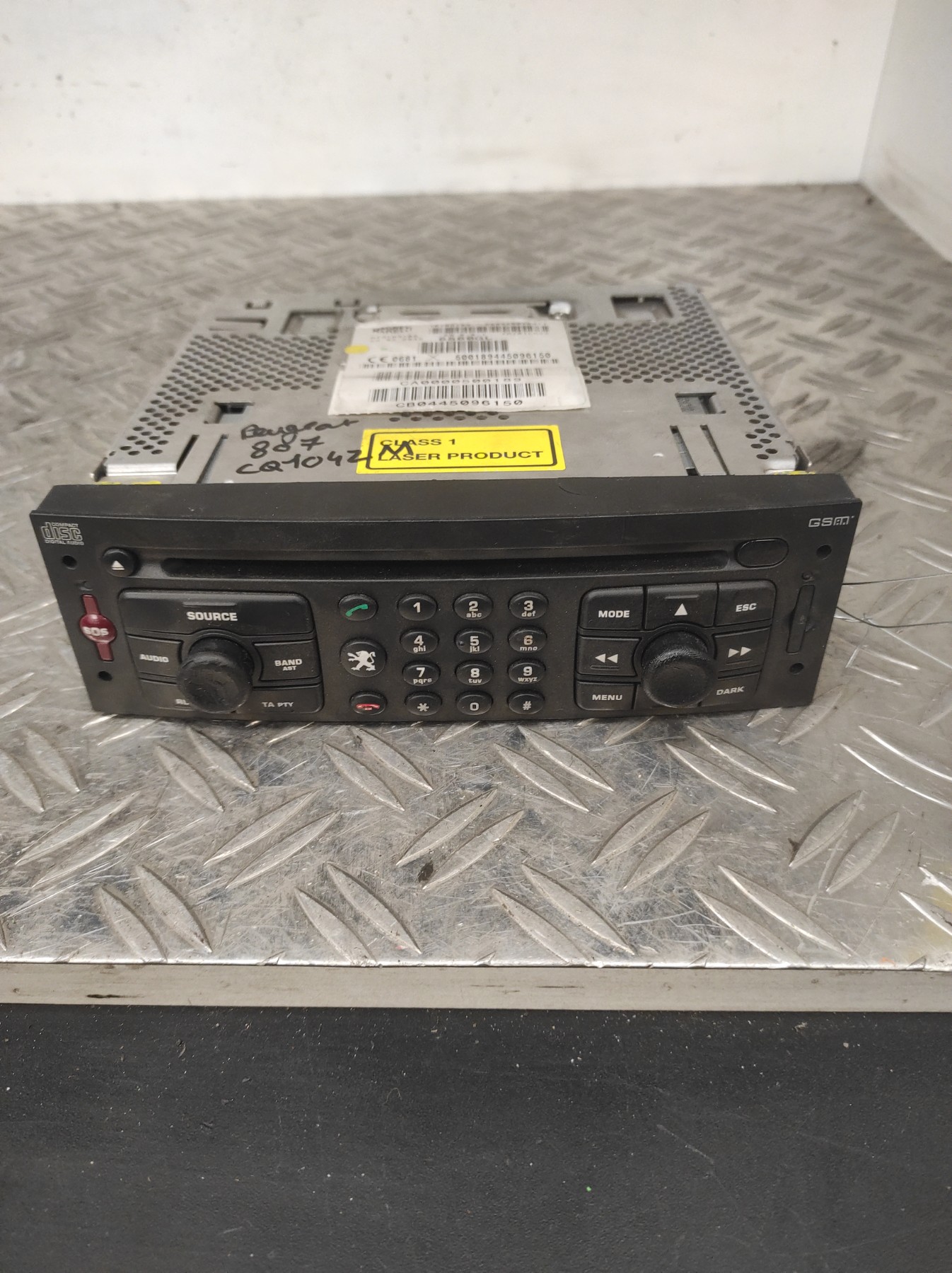 Autoradio d&rsquo;origine PEUGEOT 807 – 6560GL