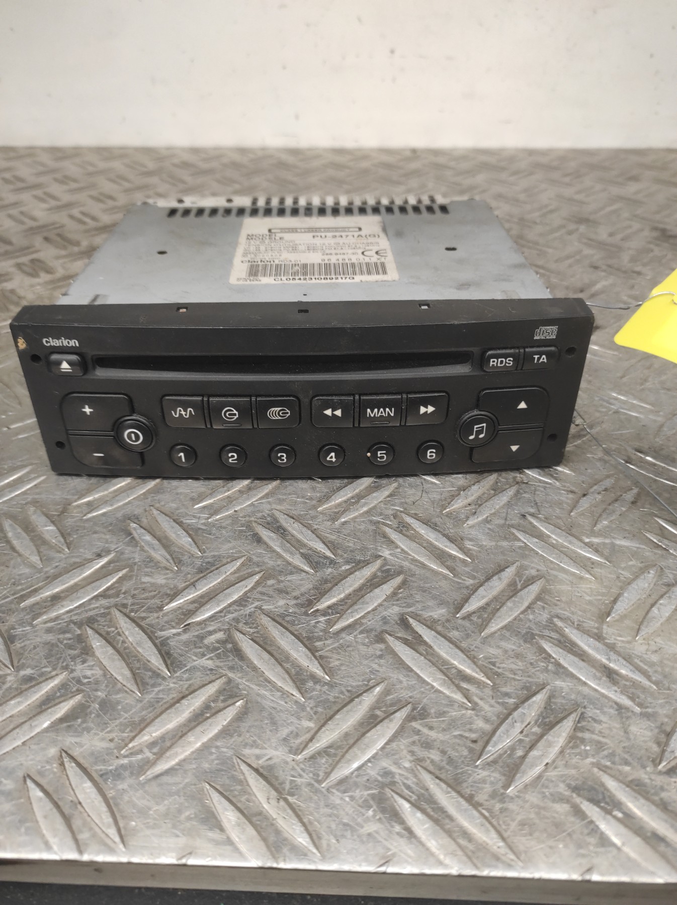 Autoradio d’origine PEUGEOT 206 PHASE 1 – 96488011XT