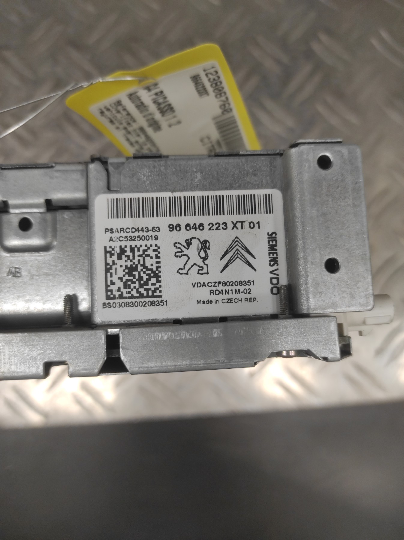 Autoradio d’origine CITROEN C4 PICASSO 1 – 96646223XT