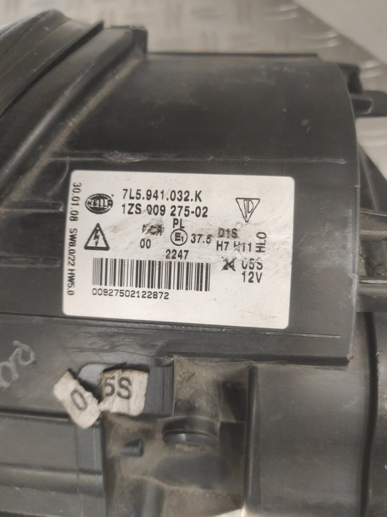 Optique avant principal droit (feux)(phare) PORSCHE CAYENNE 1 PHASE 2 – 7L5941032K