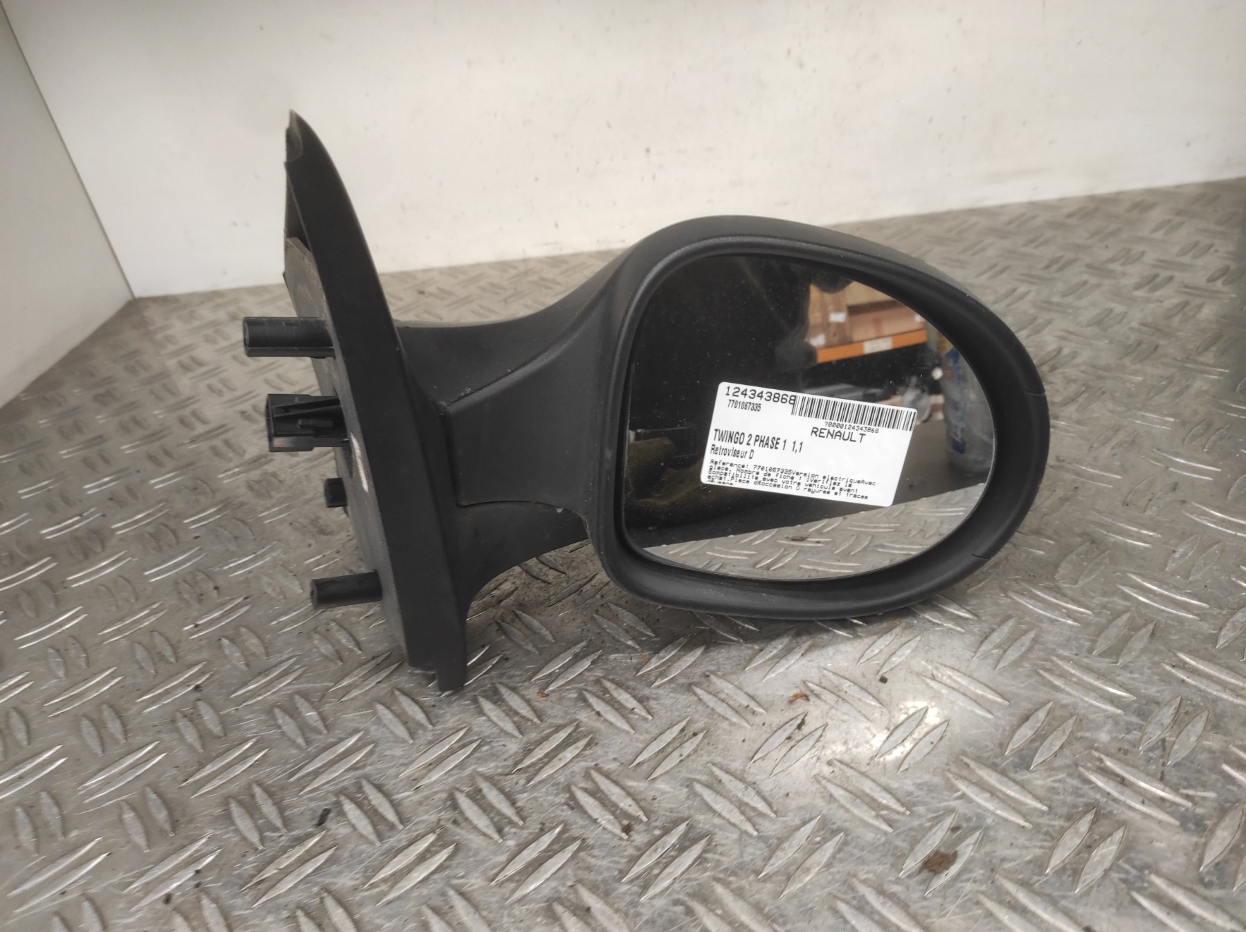 Retroviseur droit RENAULT TWINGO 2 PHASE 1 – 7701067335