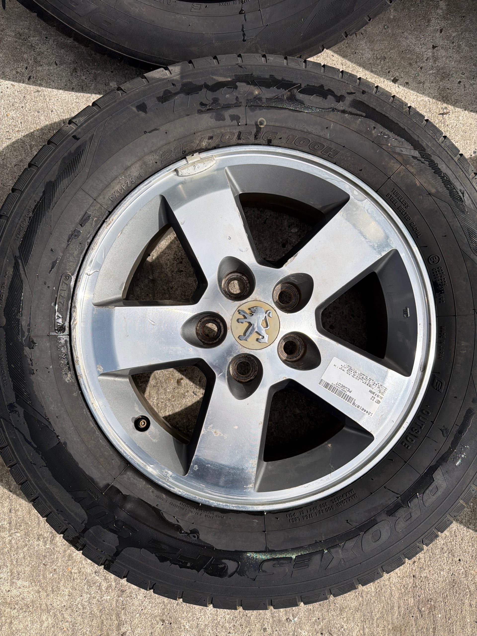 Jeu de 4 jantes PEUGEOT 4007