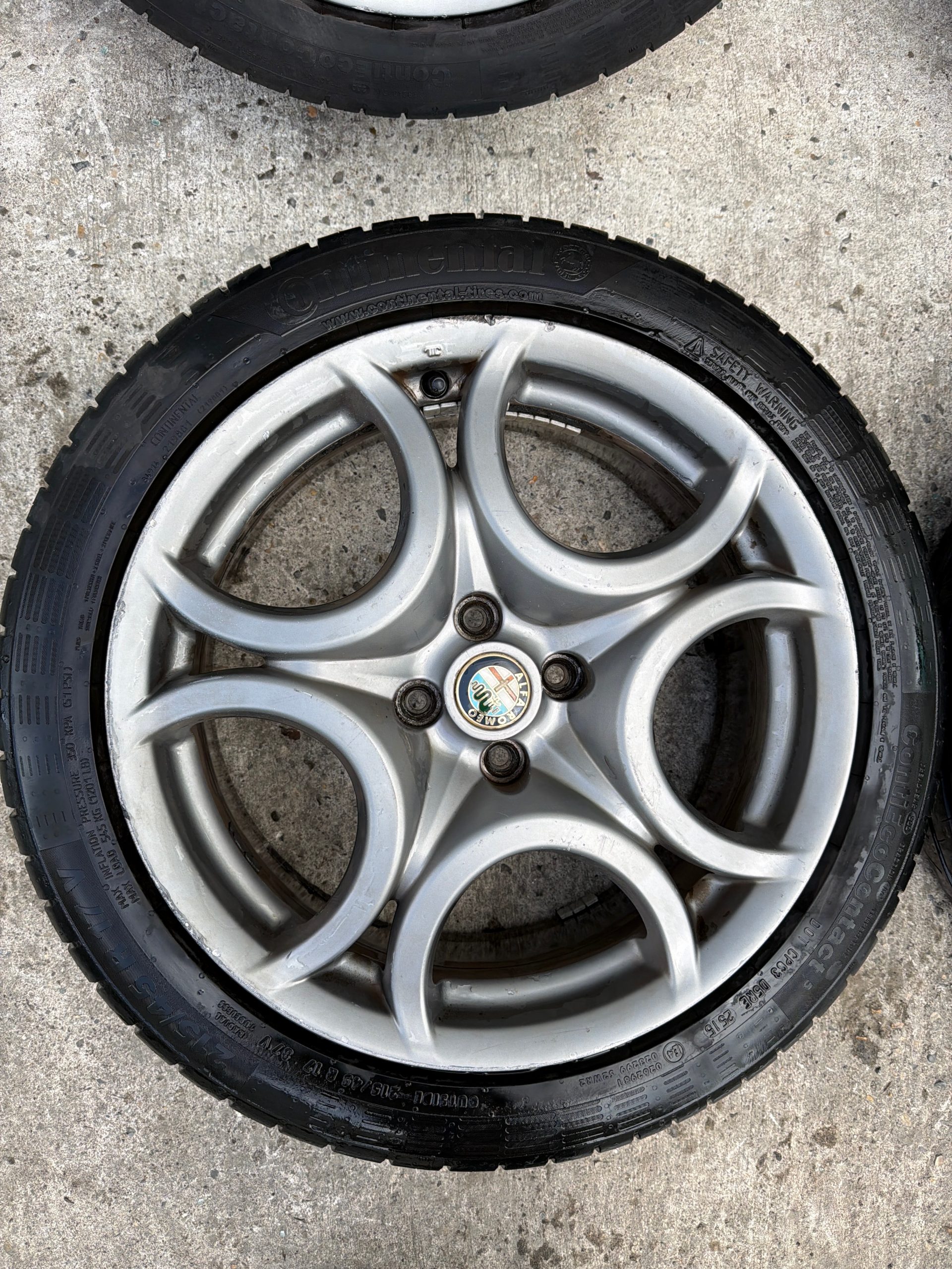 Jeu de 4 jantes ALFA ROMEO MITO PHASE 1 – 156091878