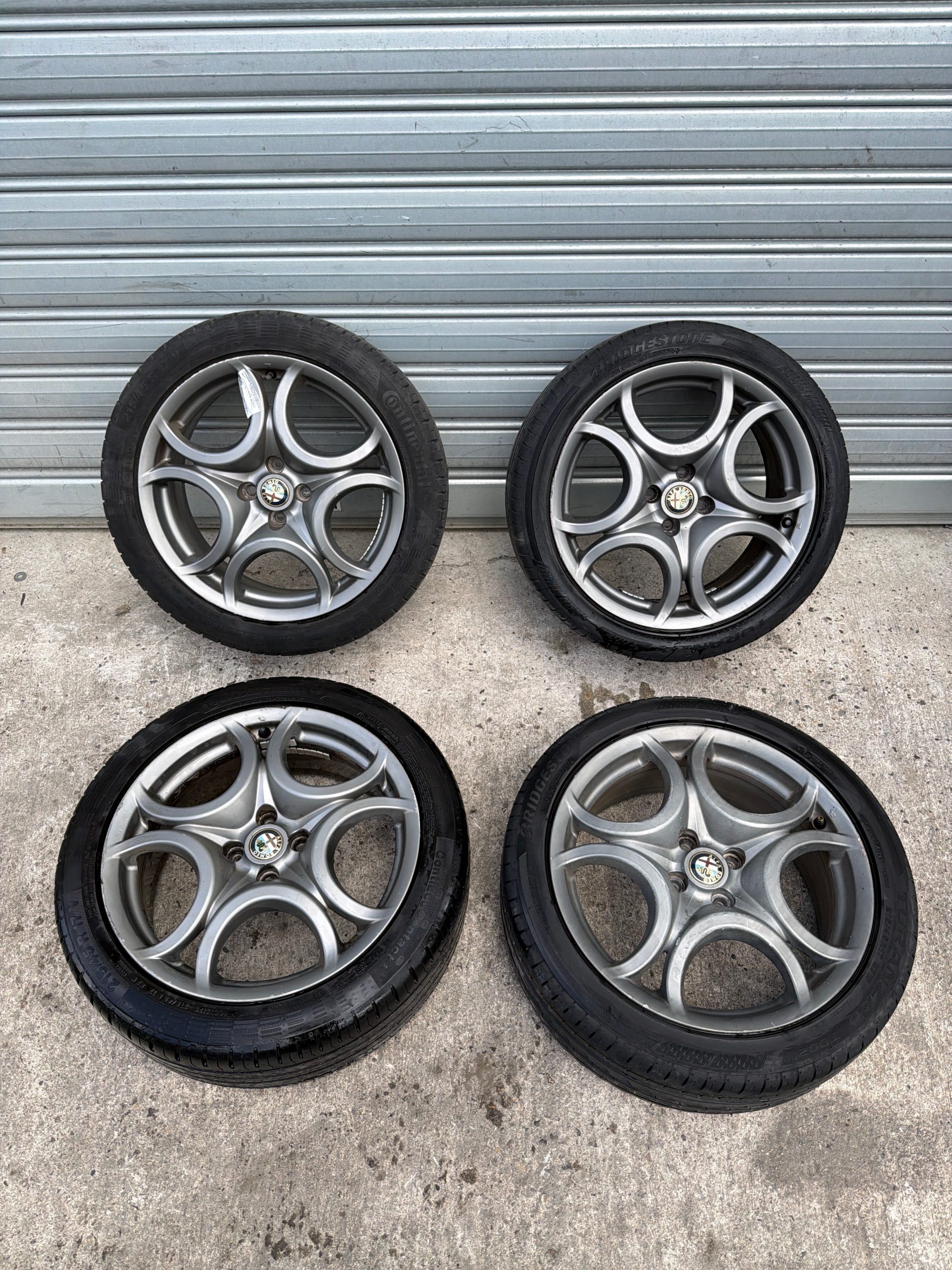 Jeu de 4 jantes ALFA ROMEO MITO PHASE 1 – 156091878