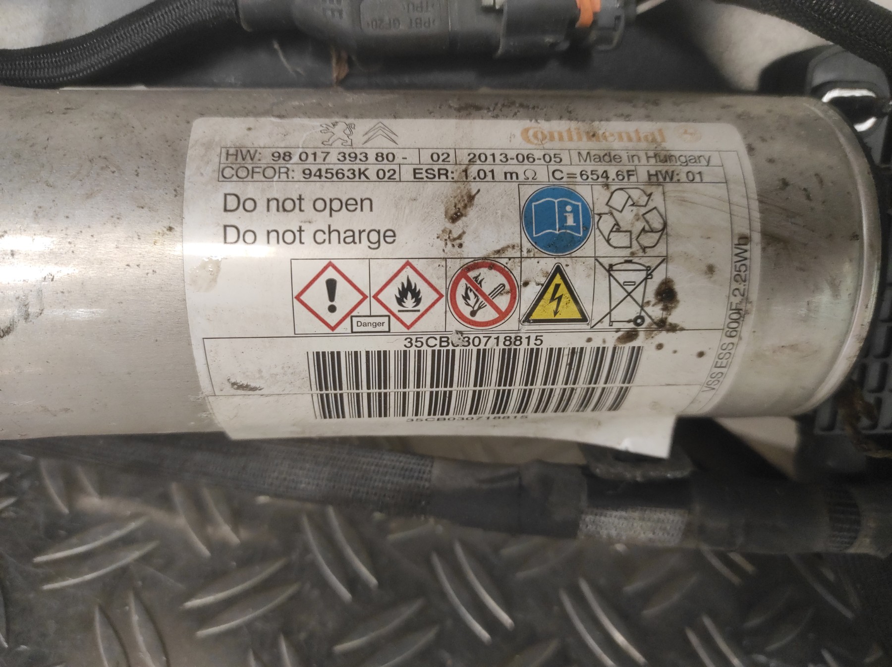 ECU start stop CITROEN C3 2 PHASE 1 – 9801739380