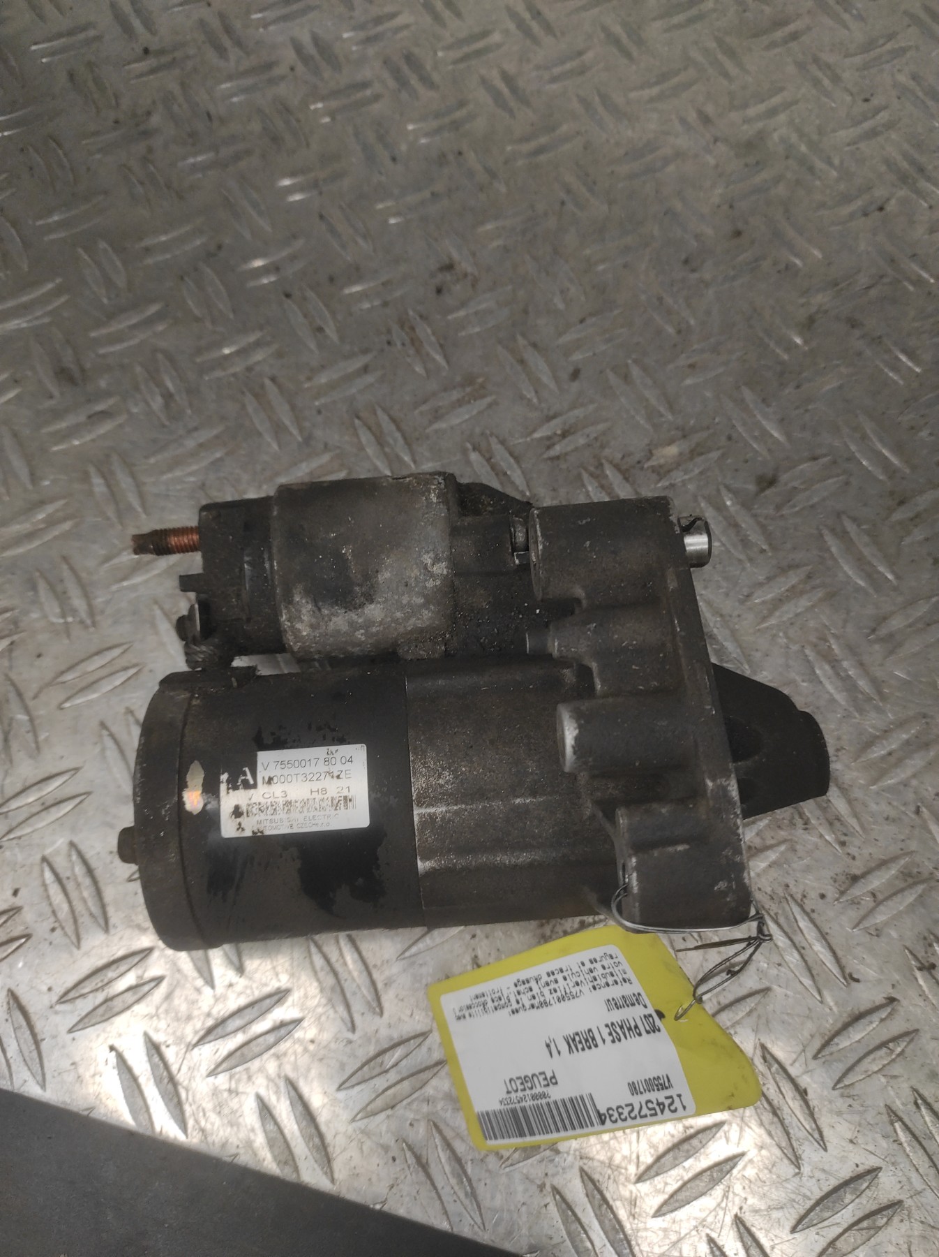Demarreur PEUGEOT 207 PHASE 1 BREAK – V755001780
