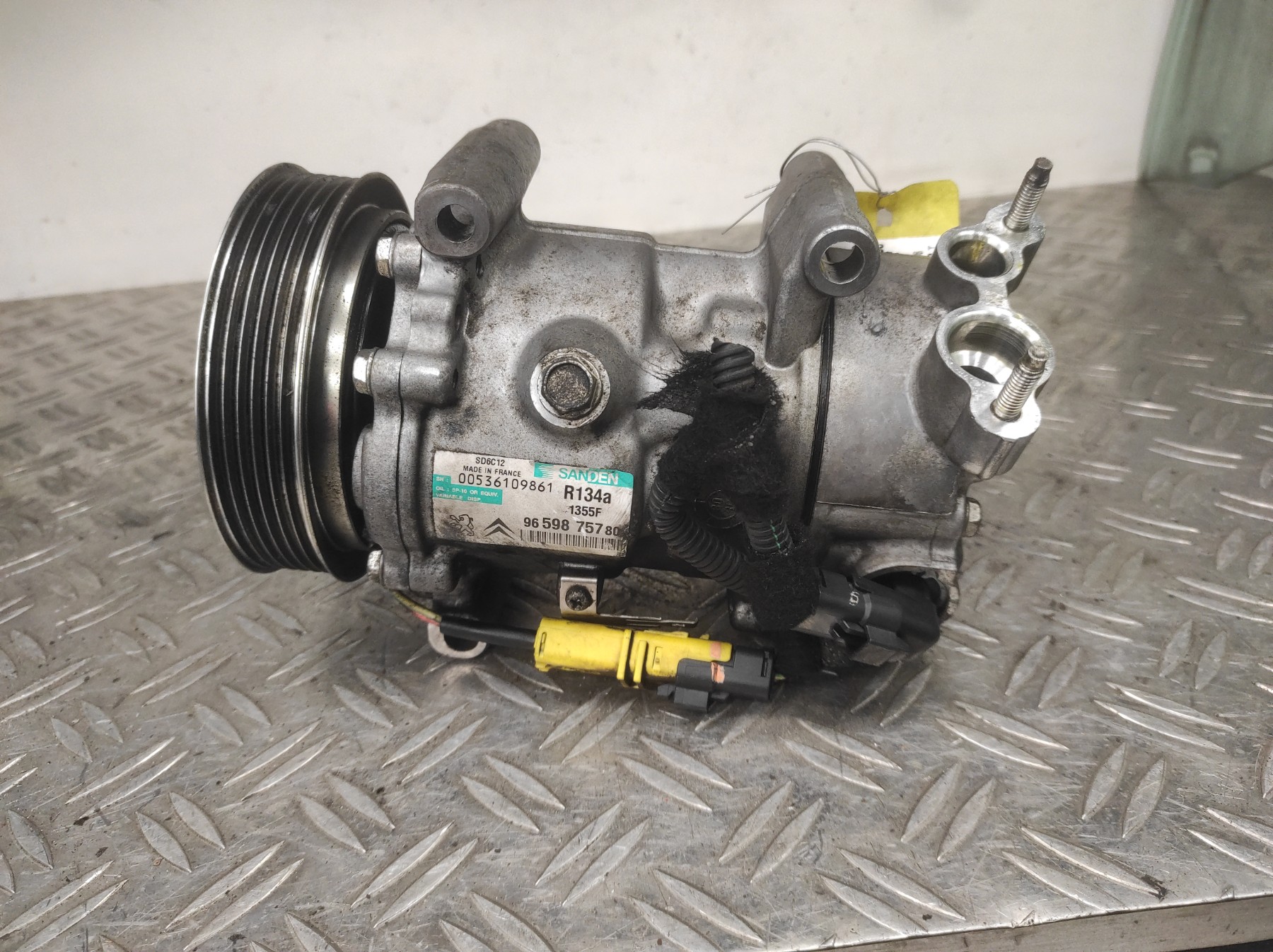 Compresseur clim PEUGEOT 207 PHASE 1 BREAK – 9659875780