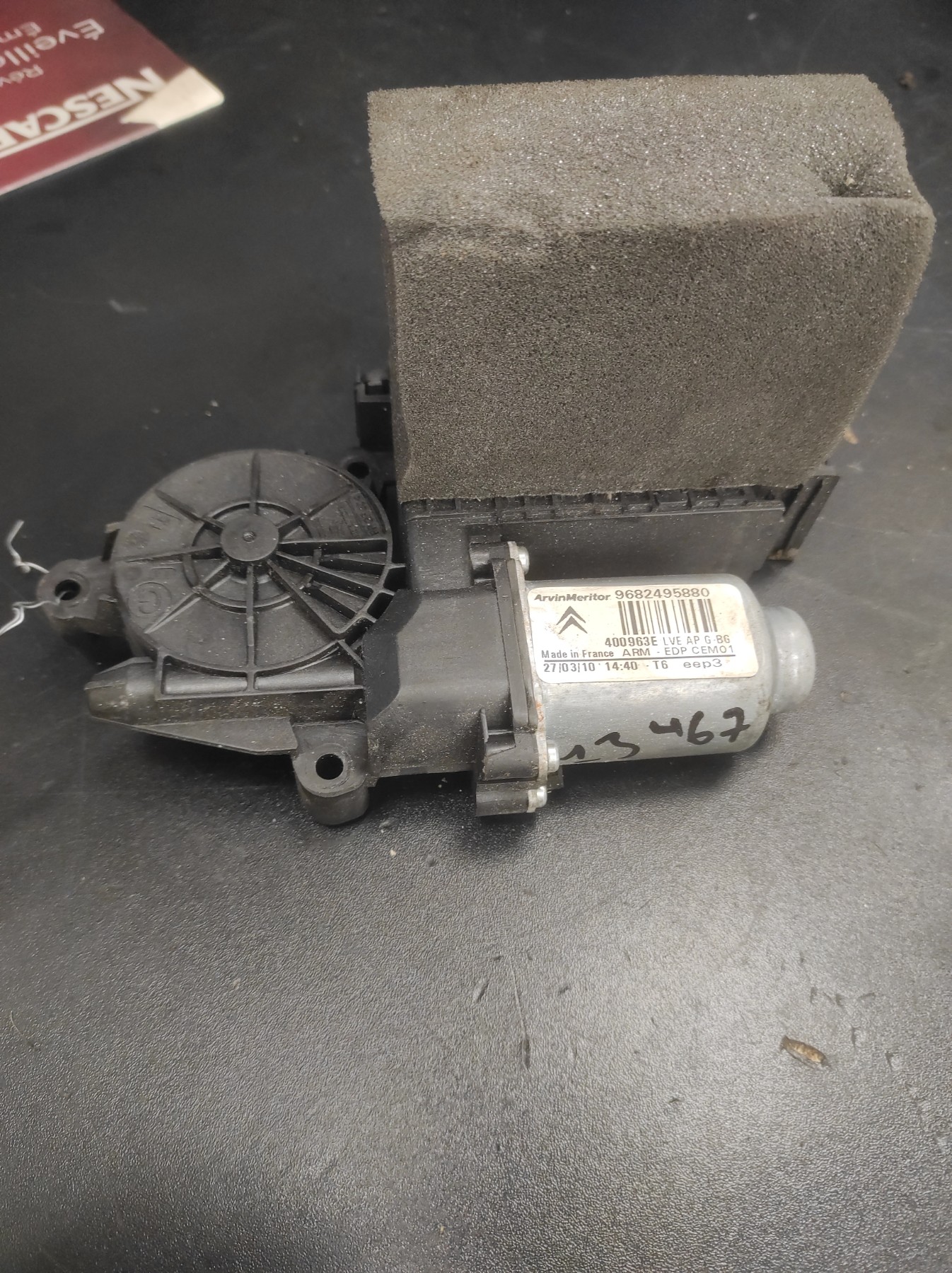 Moteur leve vitre avant gauche CITROEN C4 PICASSO 1 – 9682495880