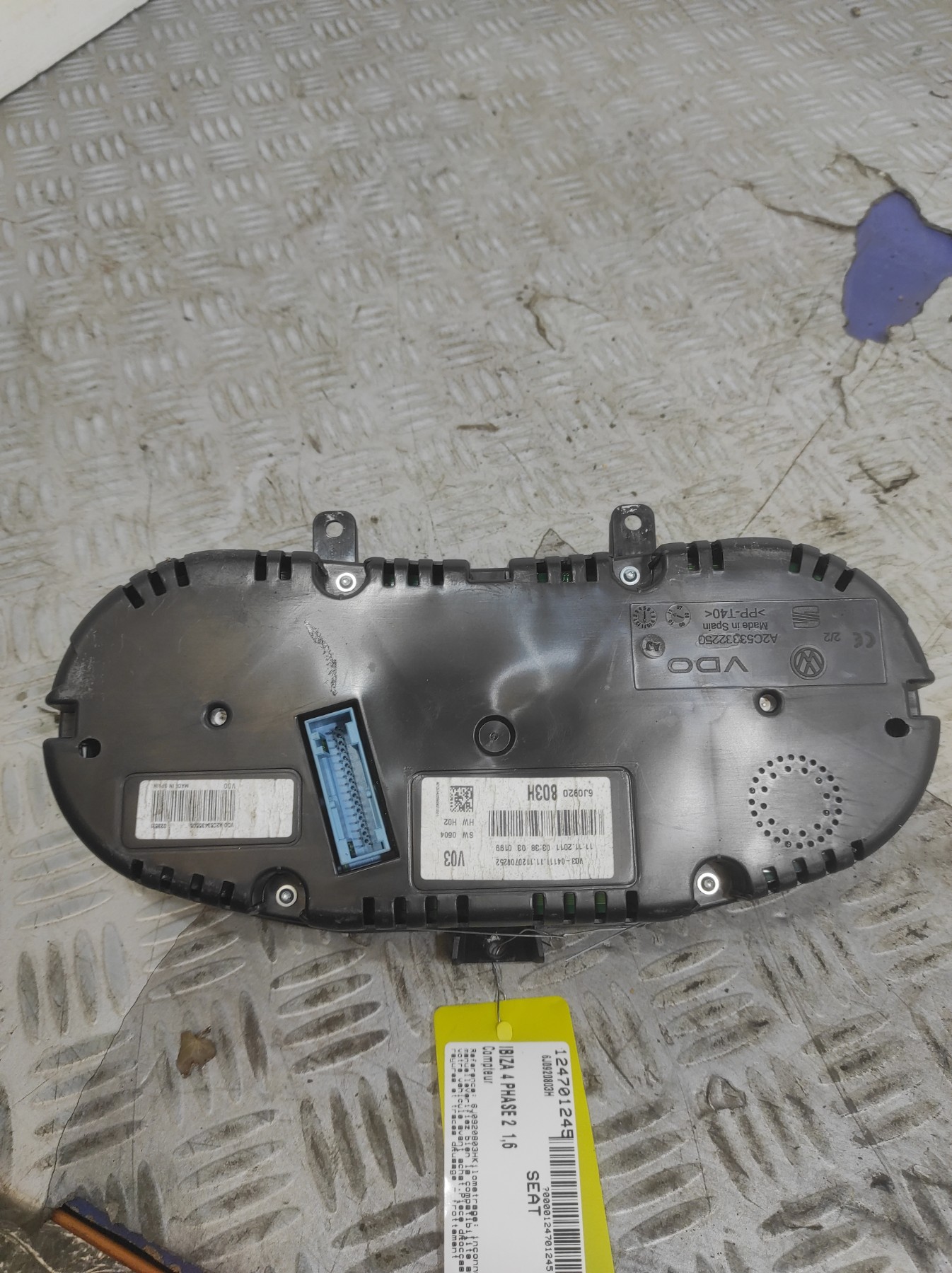 Compteur SEAT IBIZA 4 PHASE 2 – 6J0920803H