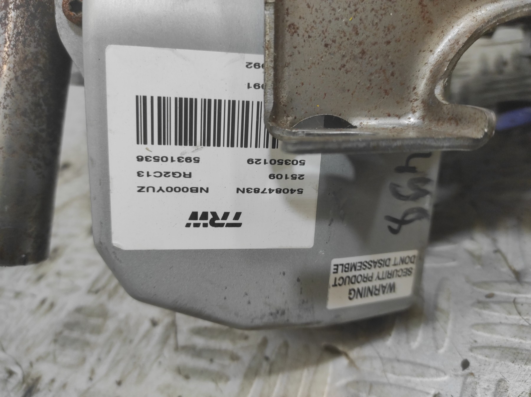 Colonne de direction RENAULT CLIO 3 PHASE 1 – 8200937939