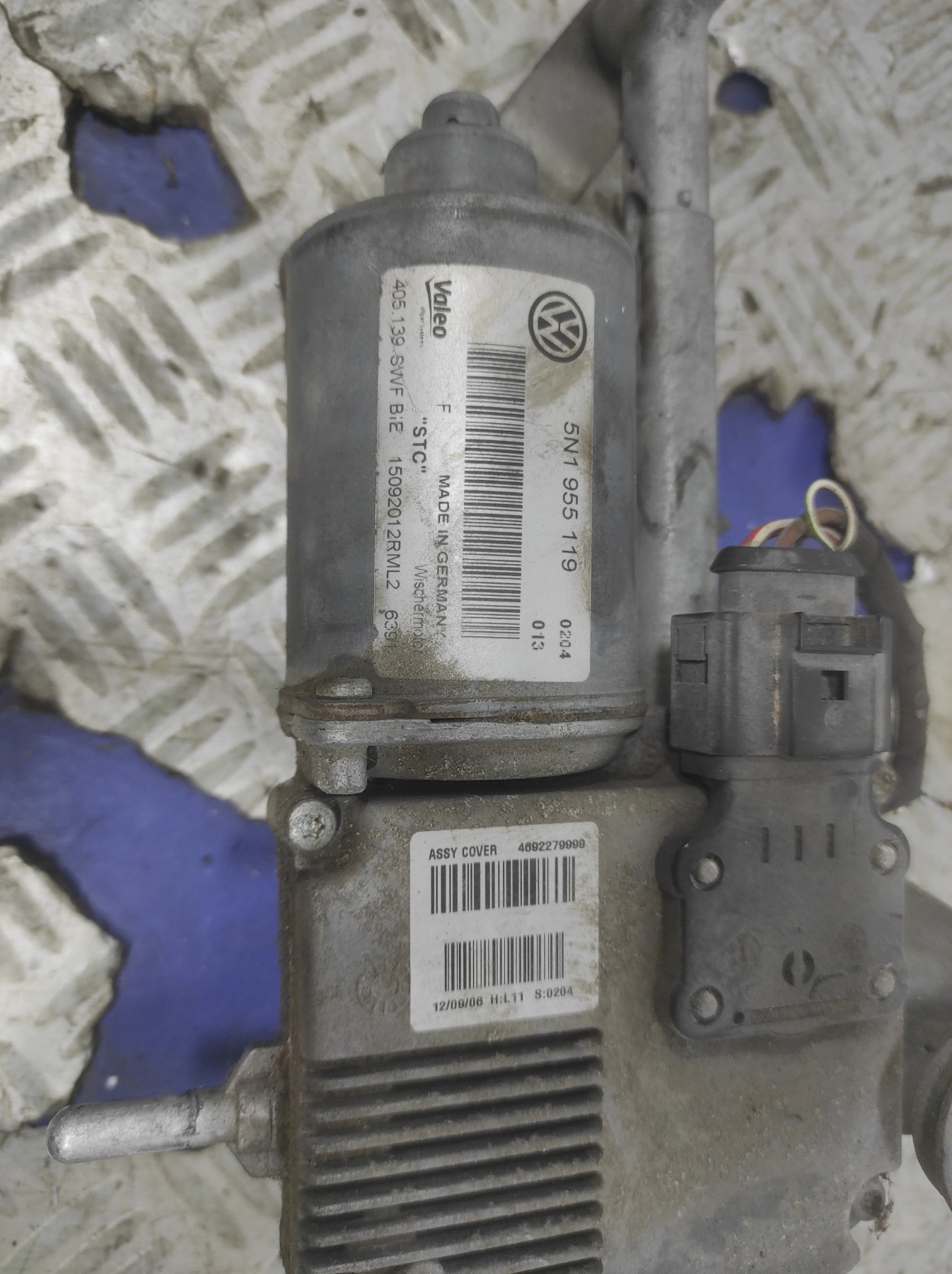 Moteur essuie glace avant VOLKSWAGEN TIGUAN 1 PHASE 2 – 5N1955119
