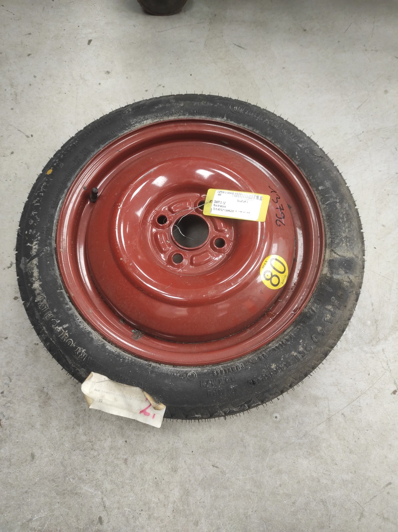 Roue de secours SUZUKI SWIFT 3 – XXXX