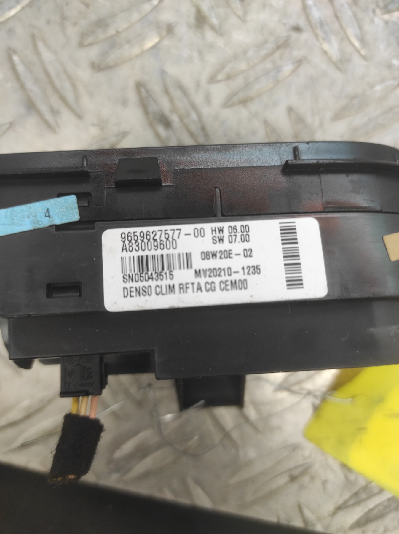 Commande chauffage CITROEN C4 PICASSO 1 – 9659627577