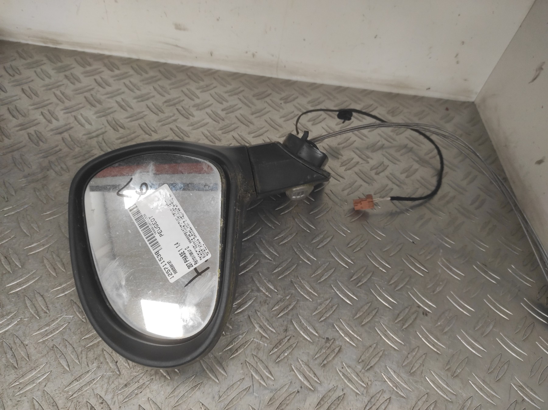 Retroviseur gauche PEUGEOT 207 PHASE 1 – 96805881XT