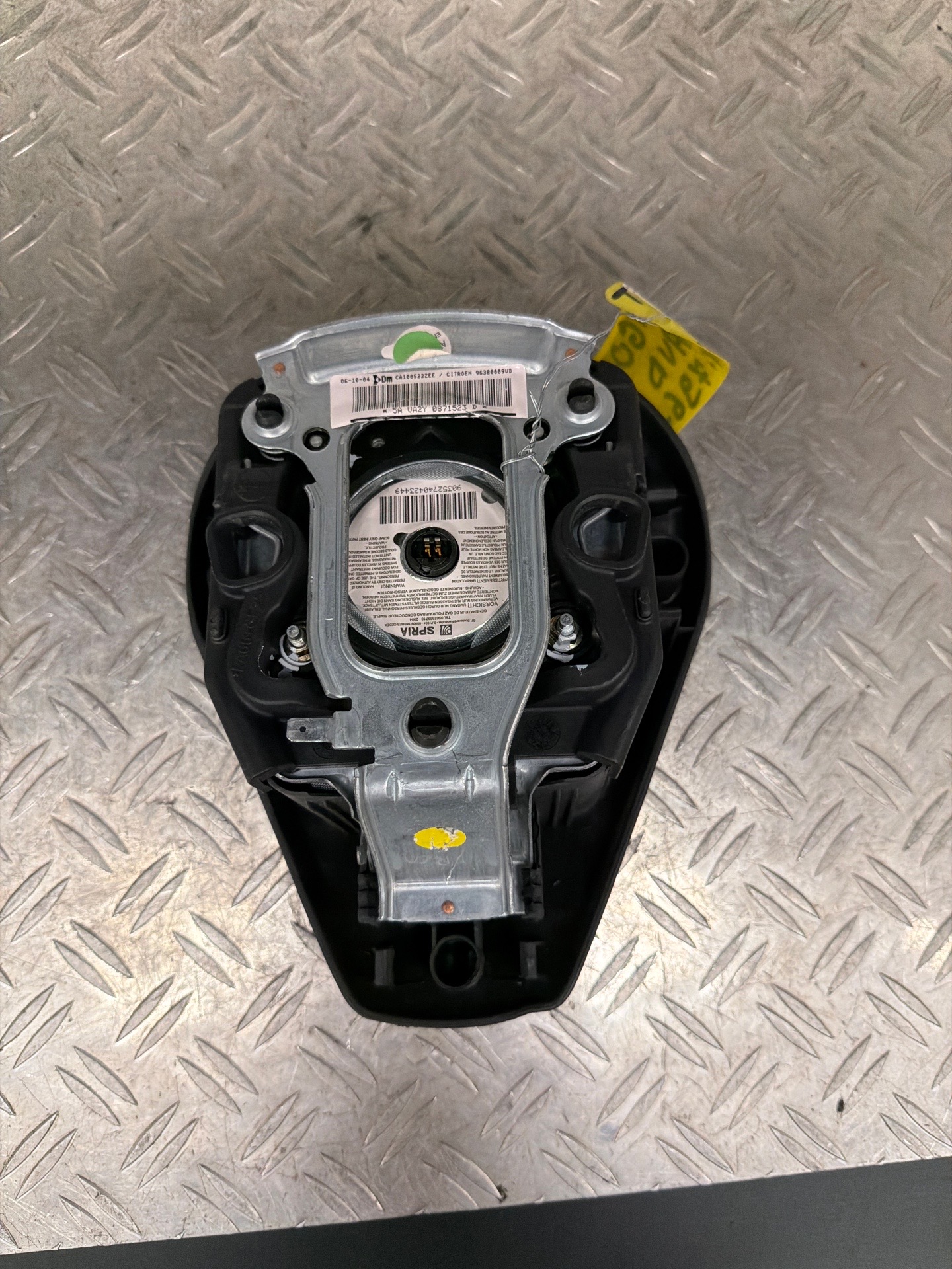 Air bag conducteur CITROEN C3 1 PHASE 2 – 96380009VD