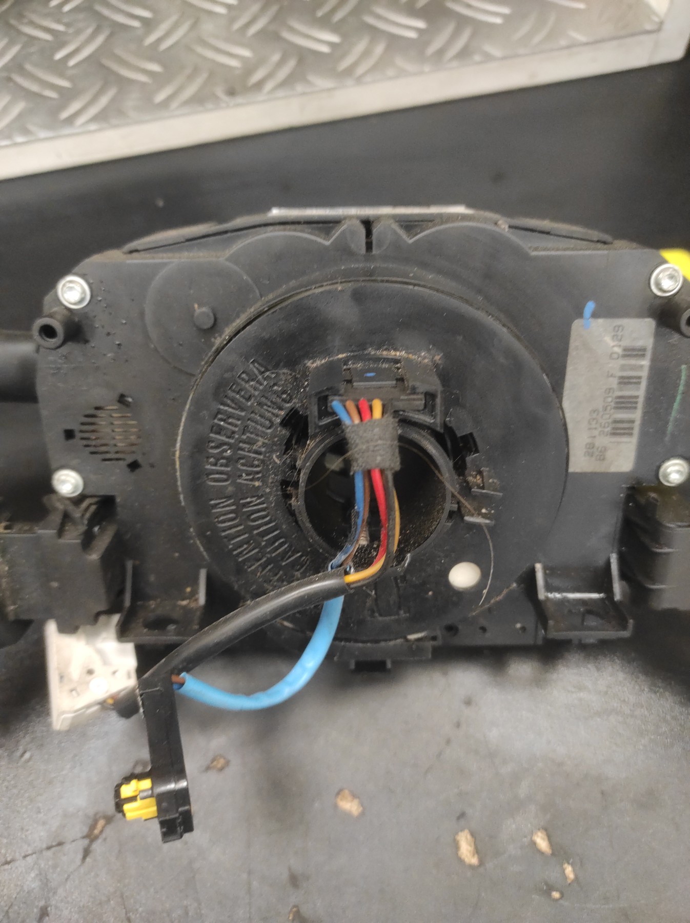 Com (Bloc Contacteur Tournant+Commodo Essuie Glace+Commodo Phare) PEUGEOT 207 PHASE 1 – 96657274XT