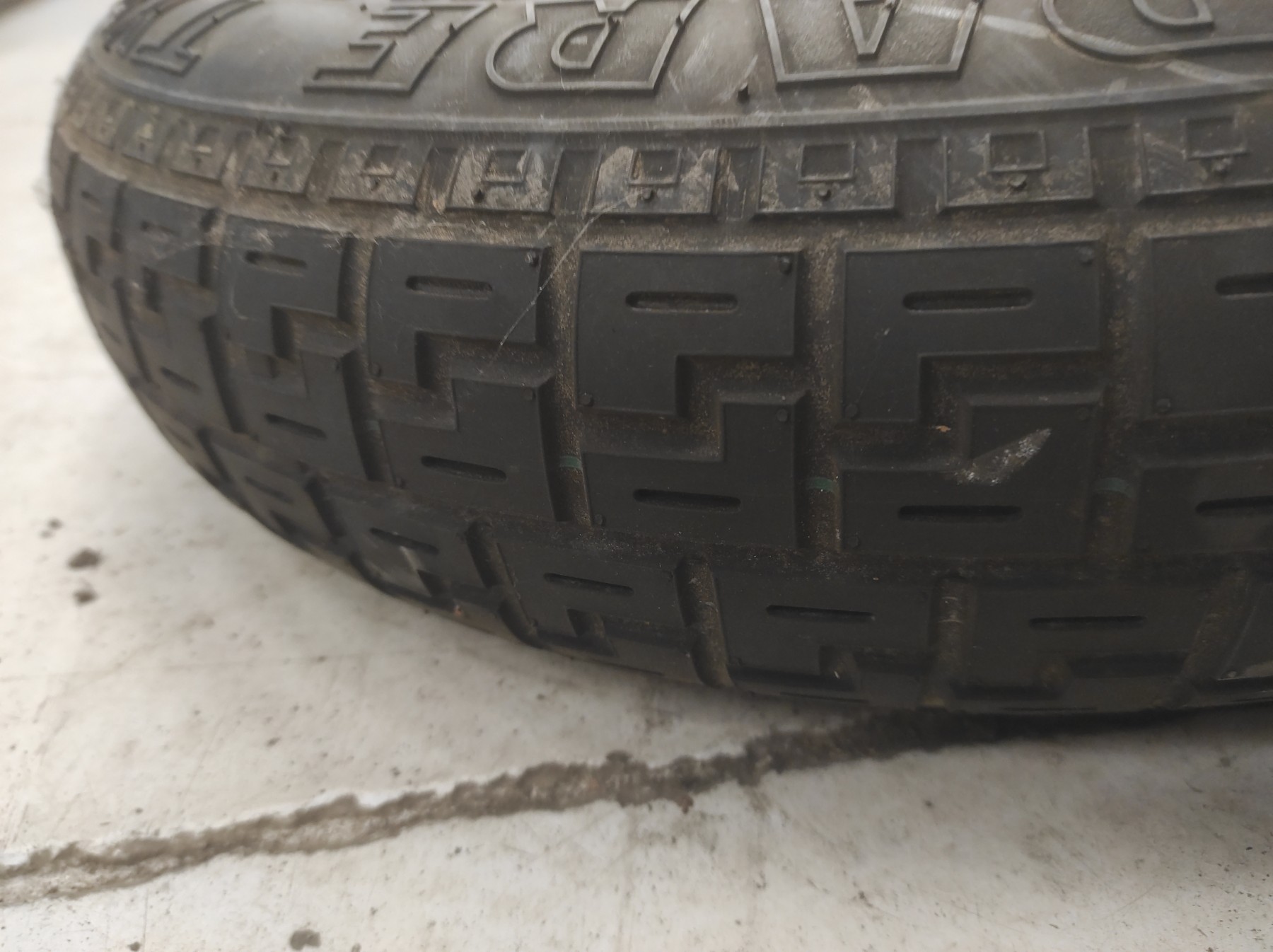Roue de secours FIAT 500 2 PHASE 1 – XXXX