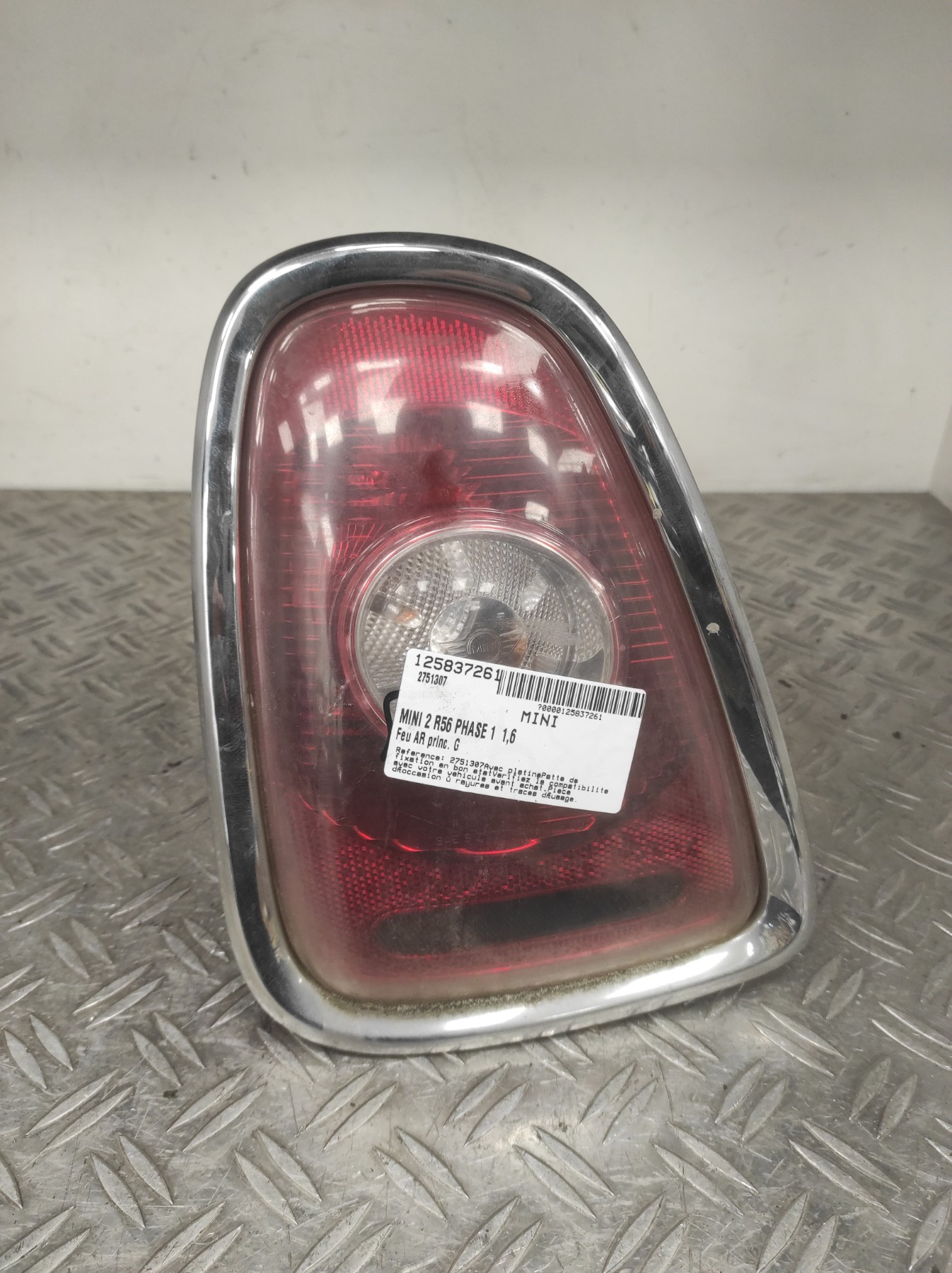 Feu arriere principal gauche (feux) MINI MINI 2 R56 PHASE 1 – 2751307