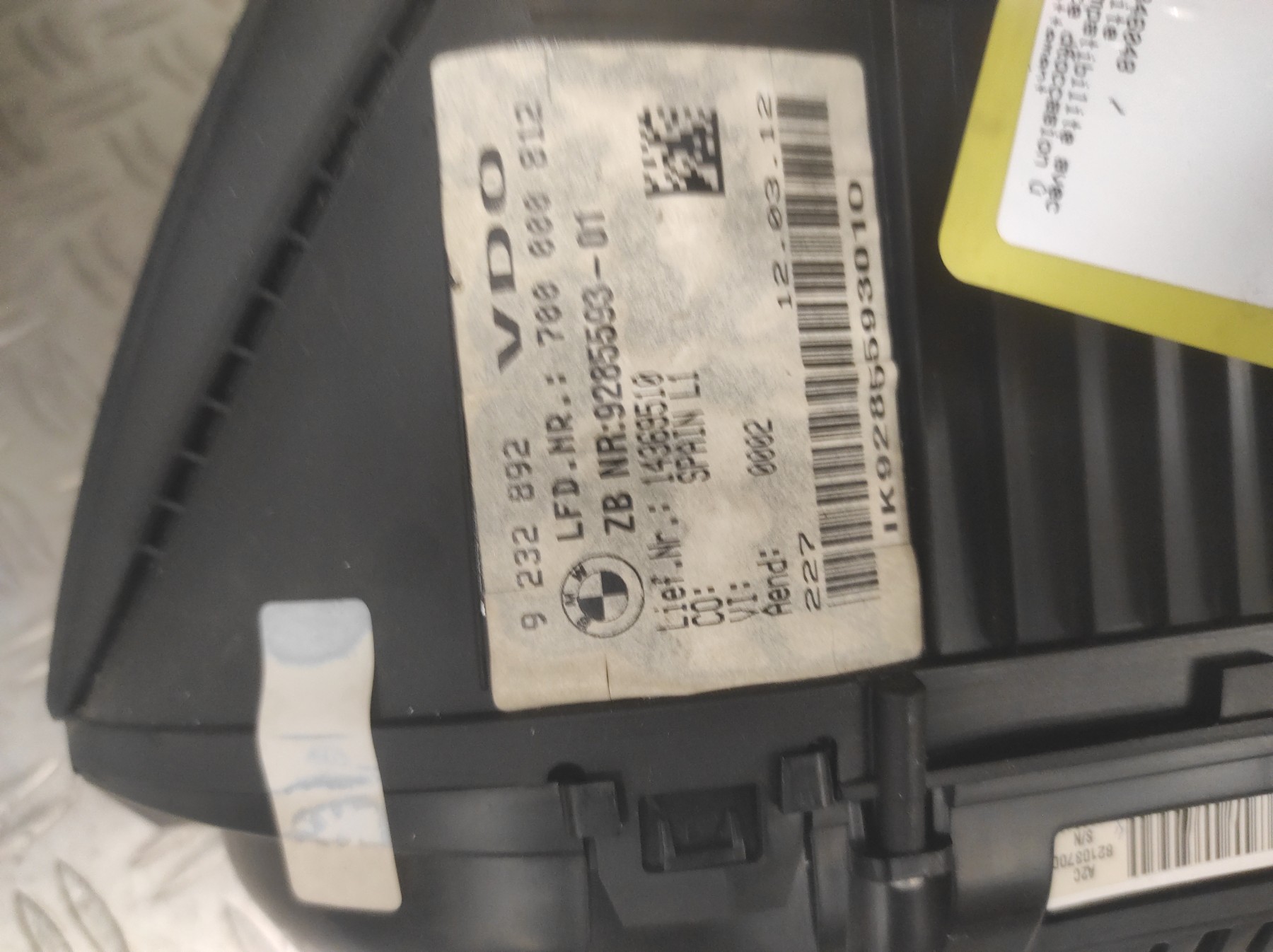 Compteur BMW SERIE 1 F20 PHASE 1 – 9232892