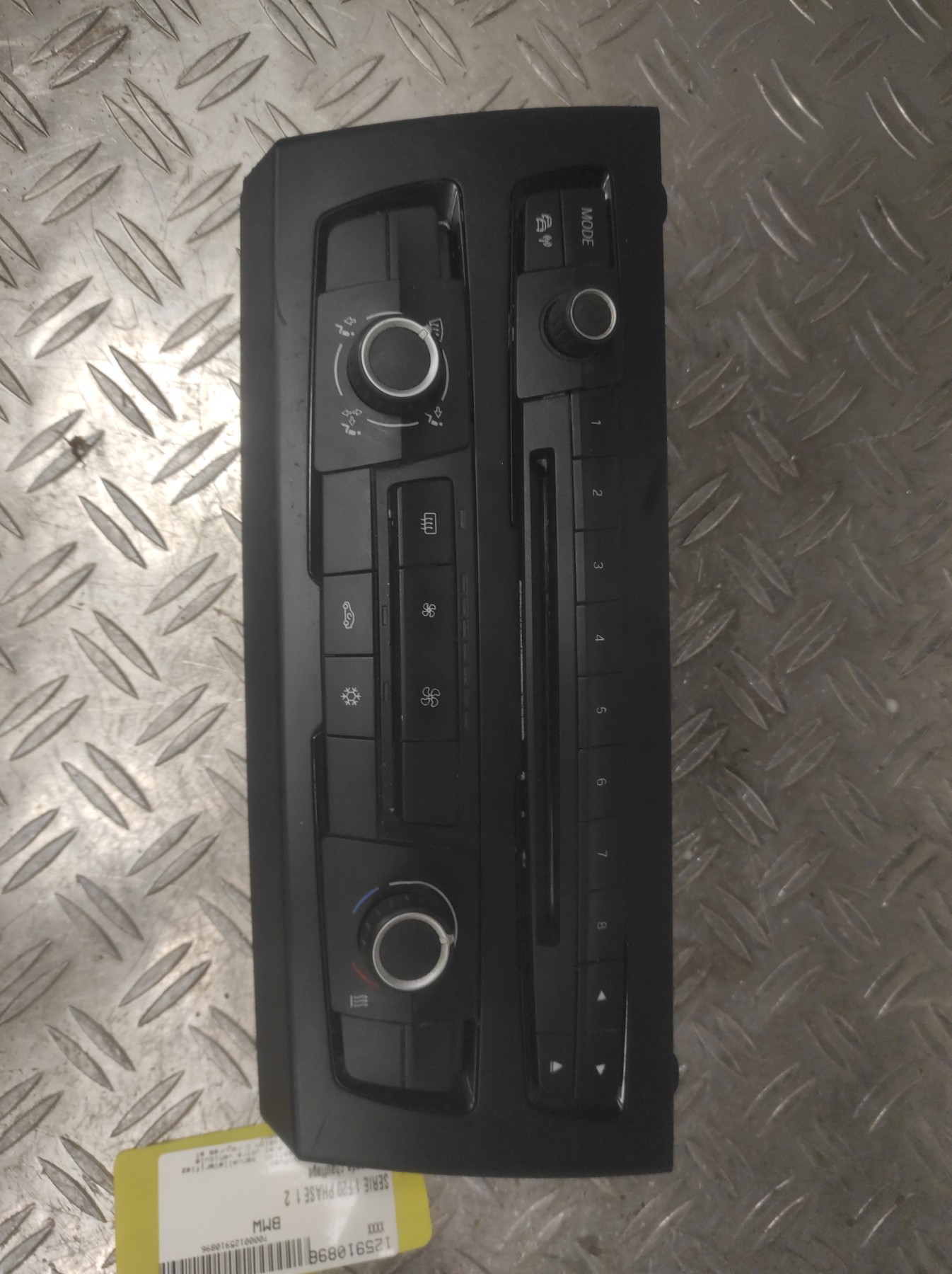 Commande chauffage BMW SERIE 1 F20 PHASE 1 – XXXX