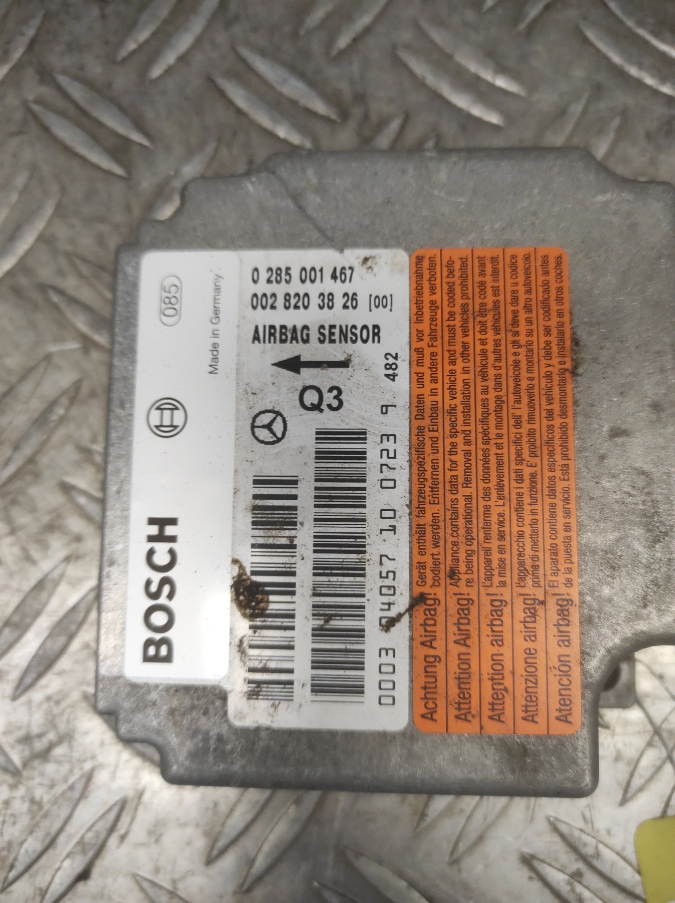Boitier air bag MERCEDES VANEO 414 – 285001467