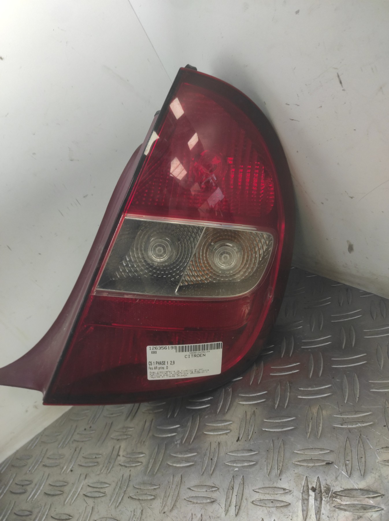 Feu arriere principal droit (feux) CITROEN C5 1 PHASE 1 – XXXX