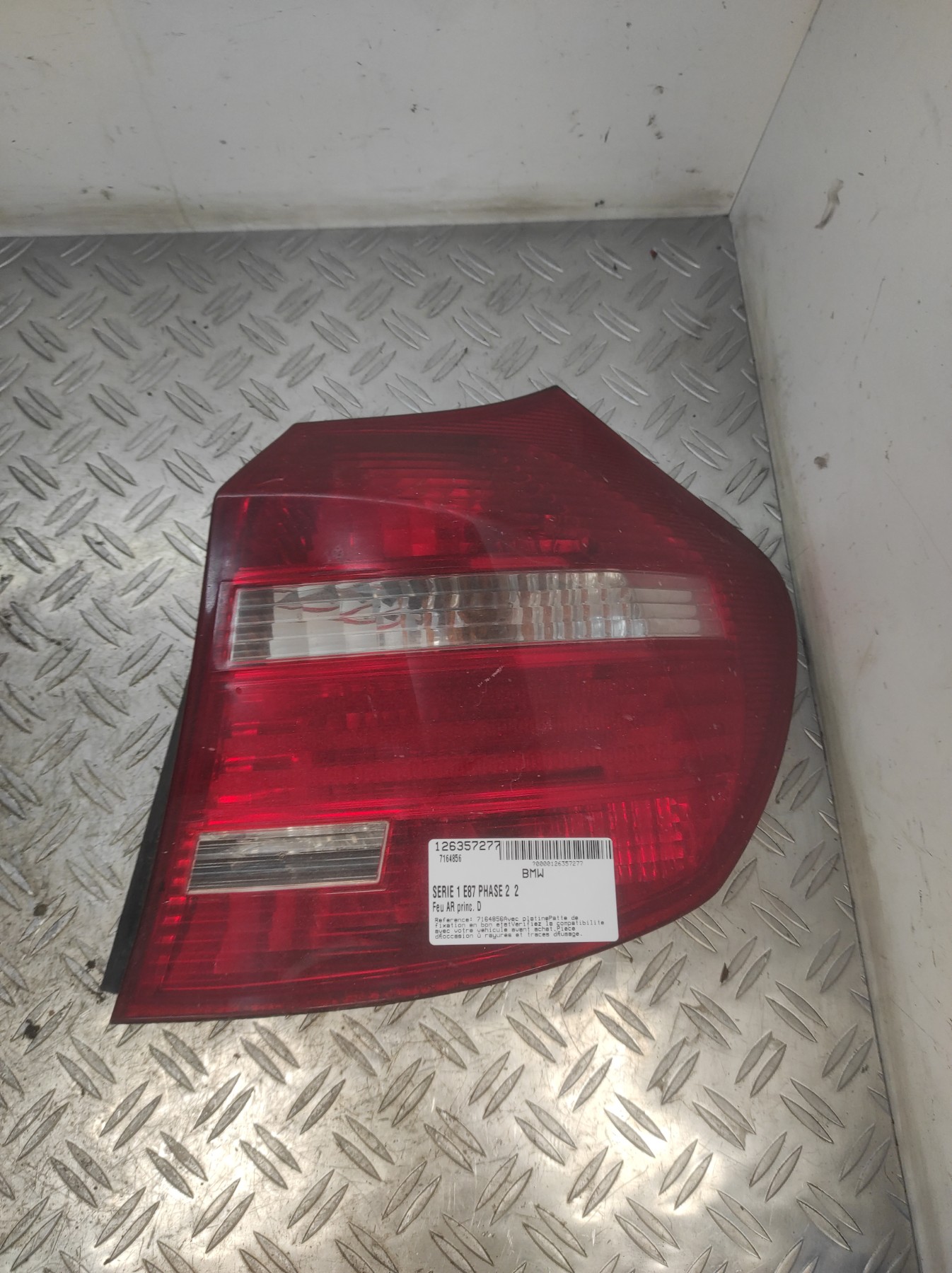 Feu arriere principal droit (feux) BMW SERIE 1 E87 PHASE 2 – 7164856