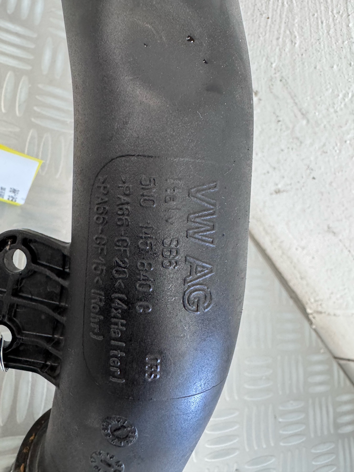 Durite de turbo VOLKSWAGEN TIGUAN 1 PHASE 2 – 5N0145840G