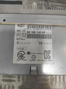 Autoradio d’origine PEUGEOT 308 2 SW PHASE 1 BREAK – 9805593680