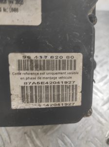 Bloc ABS (freins anti-blocage) CITROEN C4 1 PHASE 1 – 9649988180