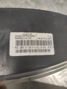 Compteur CITROEN BERLINGO 2 PHASE 2 – 9801642280