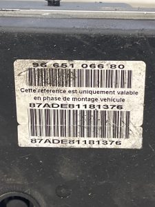 Bloc ABS (freins anti-blocage) CITROEN C4 PICASSO 1 – 9665106680