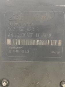 Bloc ABS (freins anti-blocage) PEUGEOT 206 PHASE 1 – 9630135080