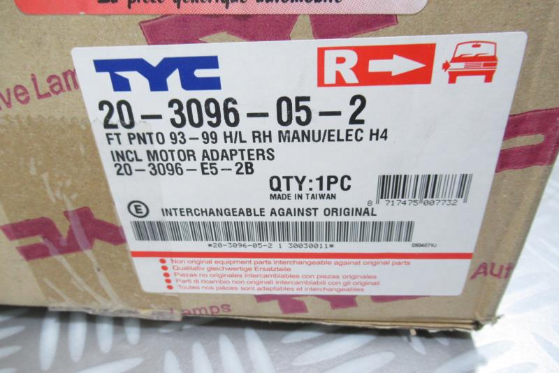 Optique avant principal droit (feux)(phare) FIAT PUNTO 1 – 203096052