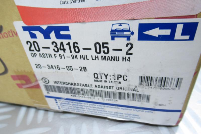 Optique avant principal gauche (feux)(phare) OPEL ASTRA F – 203416052