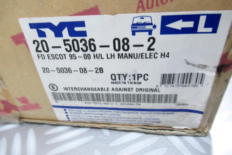 Optique avant principal gauche (feux)(phare) FORD ESCORT 7 – 205036082