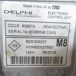 Calculateur Moteur Delphi 8200308217 Nissan Micra 1.5 DCI