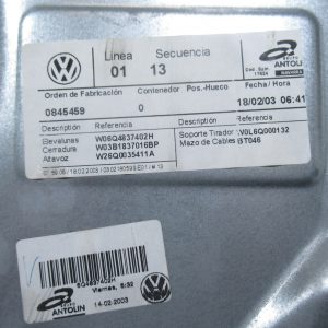 Mécanisme lève vitre AVD Volkswagen Polo