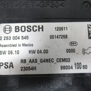 Boitier Radar de Recul Bosch Citroen C4 II Diesel 0 263 004 545 / 9800410080