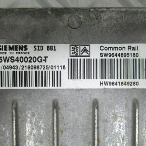 Calculateur Moteur Peugeot 307 2.0 hdi 9644895180