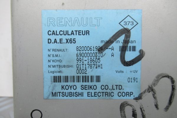 Calculateur Direction Assistée Renault Clio 2 Phase 2 8200061924