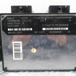 Calculateur Moteur Peugeot Partner 9650360480