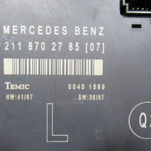 Calculateur Porte Av G Mercedes W211 2118702785