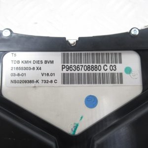 Compteur Peugeot 307 HDI PHASE 1